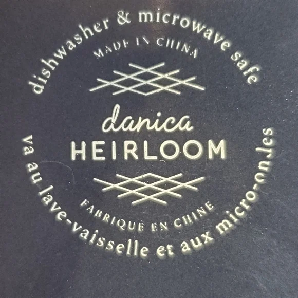 Danica Heirloom Tempo Mug 9oz Midnight Blue  Textured Stoneware Whimsical - Picture 6 of 8